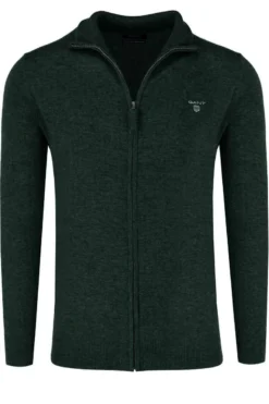 GANT Regular FitCardiganZip Dunkelgrün