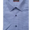 ETERNA Modern Fit Hemd Blau, Strukturiert
