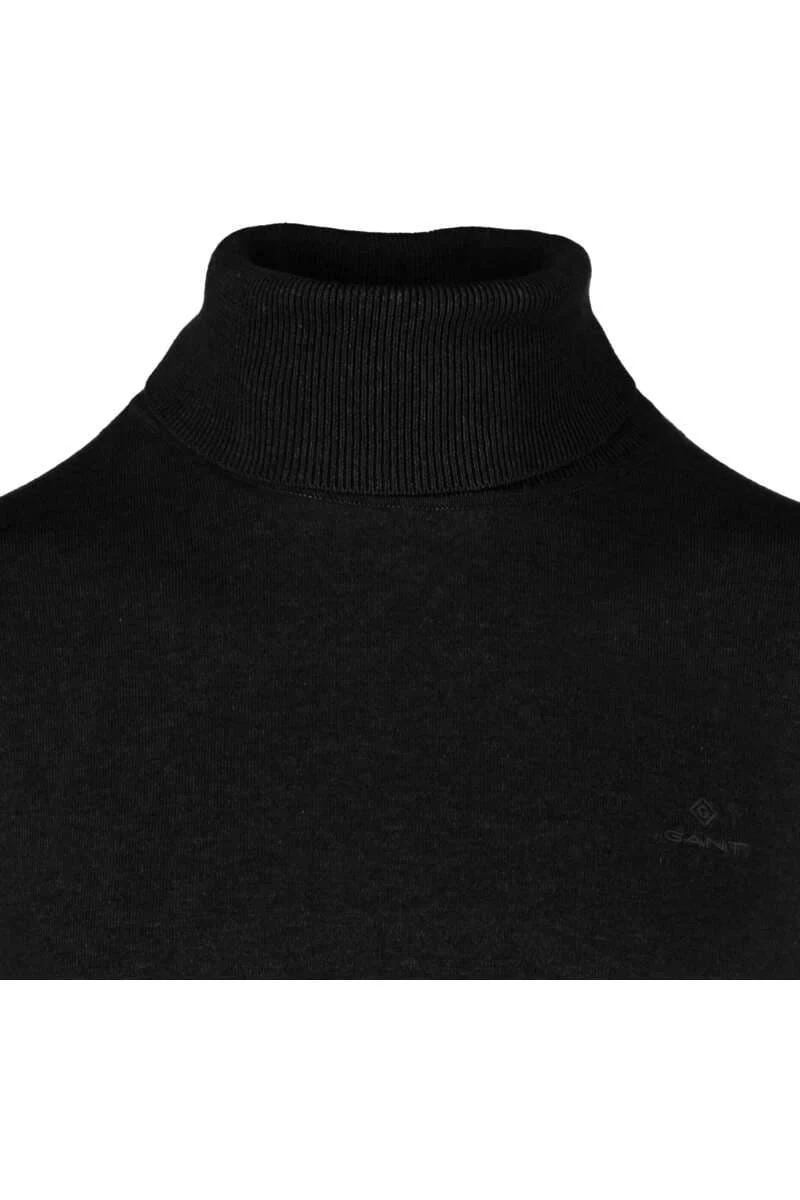 GANT Regular Fit Herren Pullover Rundhals Schwarz 2 GANT Regular Fit Herren Pullover Rundhals Schwarz – Bild 2