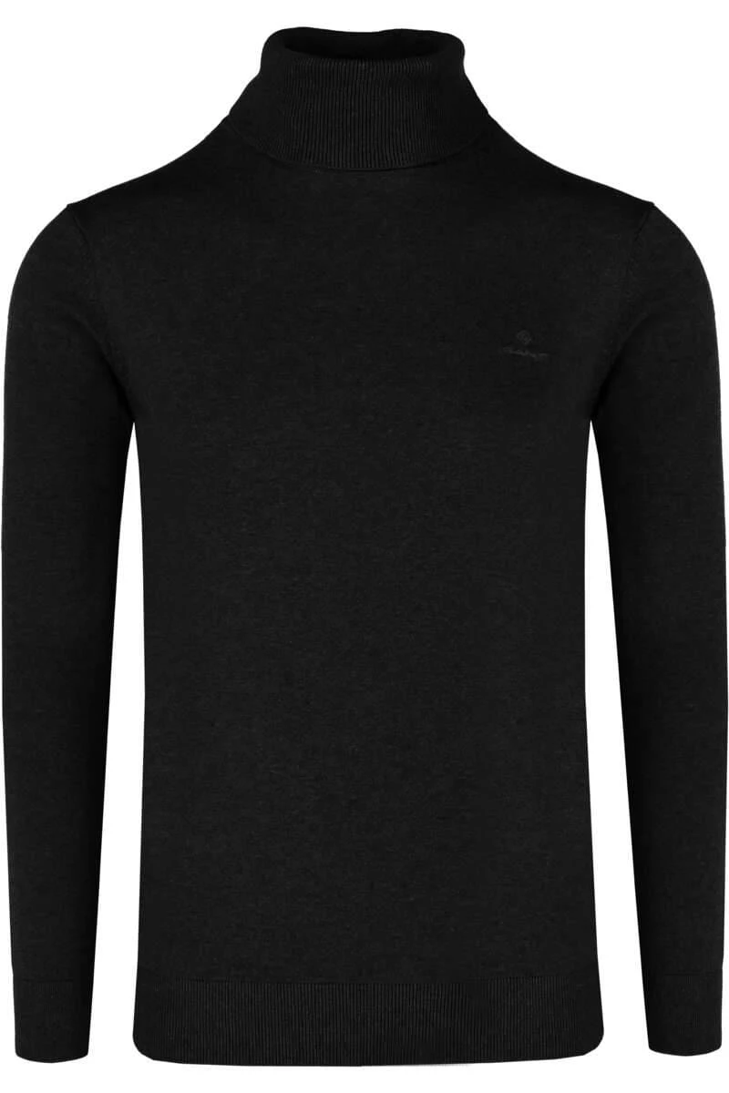GANT Regular Fit Herren Pullover Rundhals Schwarz 1 GANT Regular Fit Herren Pullover Rundhals Schwarz