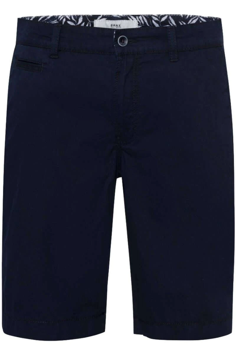 Brax Regular Fit Flatfront Bermuda Navy 1 Brax Regular Fit Flatfront Bermuda Navy