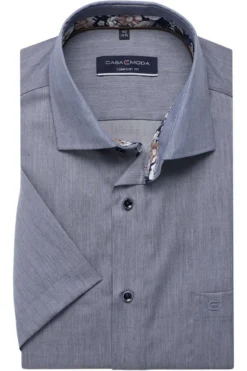 Casa Moda Comfort Fit Hemd Dunkelblau, Einfarbig