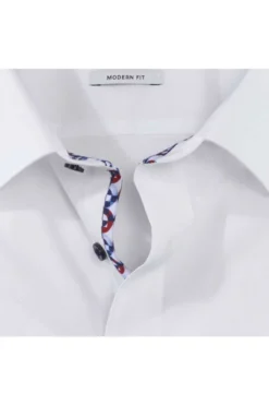 OLYMP Tendenz Modern Fit Hemd Weiss, Einfarbig -Ausgewählte Bekleidungsgeschäfte 8622 32 00 3 800 1200x1200