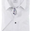 OLYMP Tendenz Modern Fit Hemd Weiss, Einfarbig