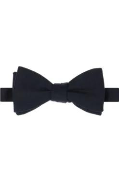 OLYMP SIGNATURE Fliege Aus 100% Seidenachtblau, Einfarbig