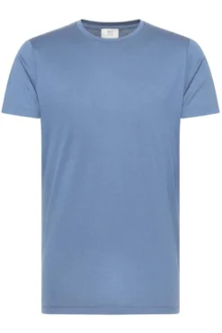 ETERNA 1863Modern Fit T-Shirt Rundhals Hellblau,Einfarbig