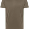 ETERNA 1863Modern Fit T-Shirt Rundhals Steingrau,Einfarbig