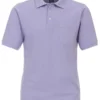 Redmond Casual Regular Fit Poloshirt Lila, Einfarbig