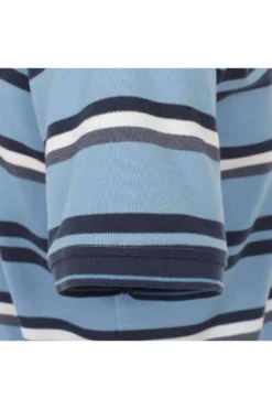 Casa Moda Casual Poloshirt Blau, Gemustert -Ausgewählte Bekleidungsgeschäfte 923877400 156 2 800 1200x1200