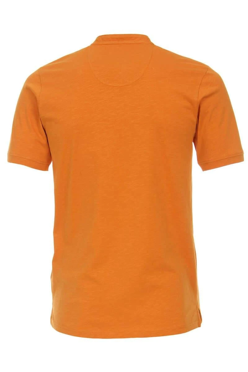 Casa Moda T-Shirt Orange,Einfarbig 5 Casa Moda T-Shirt Orange,Einfarbig – Bild 5