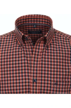 Casa Moda Comfort Fit Hemd Orange, Kariert -Ausgewählte Bekleidungsgeschäfte 934043900 450 2 800 1200x1200