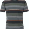 Casa Moda Casual T-Shirt Rundhals Grün,Einfarbig