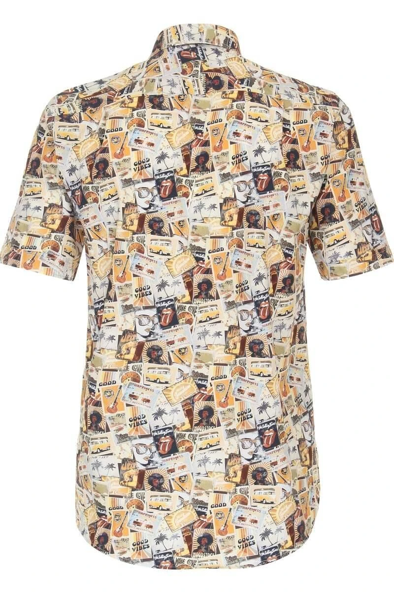 Casa Moda Comfort Fit Hemd Beige, Gemustert 4 Casa Moda Comfort Fit Hemd Beige, Gemustert – Bild 4