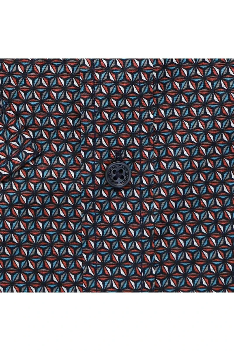 Casa Moda Comfort Fit Hemd Orange, Gemustert 4 Casa Moda Comfort Fit Hemd Orange, Gemustert – Bild 4