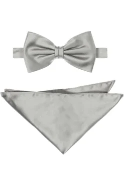 Franco Baresi Fliege Aus 100% Seidesilber, Einfarbig