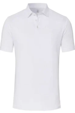 Desoto Slim Fit Poloshirt Weiss, Einfarbig