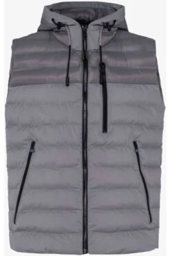 Brax Normal Fit Herren Steppweste Grau