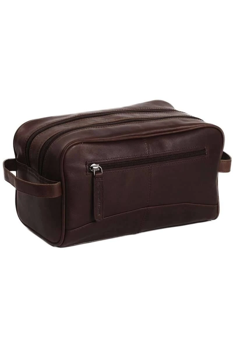 Chesterfield Herren KulturbeutelStacey Braun, Einfarbig 2 Chesterfield Herren KulturbeutelStacey Braun, Einfarbig – Bild 2