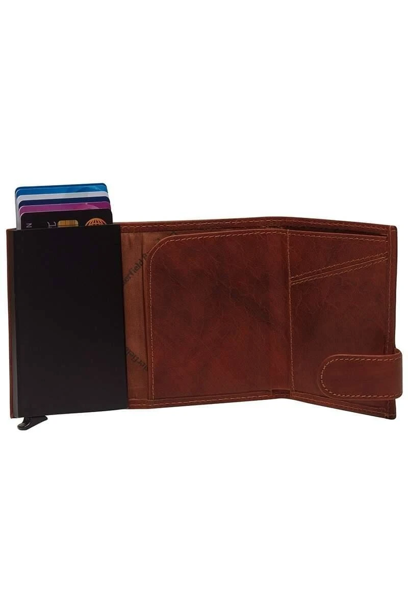 Chesterfield Antique Buff Kartenetuicognac, Einfarbig 2 Chesterfield Antique Buff Kartenetuicognac, Einfarbig – Bild 2