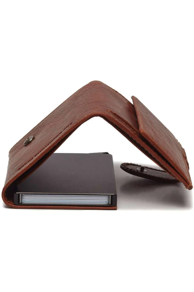 Chesterfield Antique Buff Kartenetuicognac, Einfarbig 3 Chesterfield Antique Buff Kartenetuicognac, Einfarbig – Bild 3