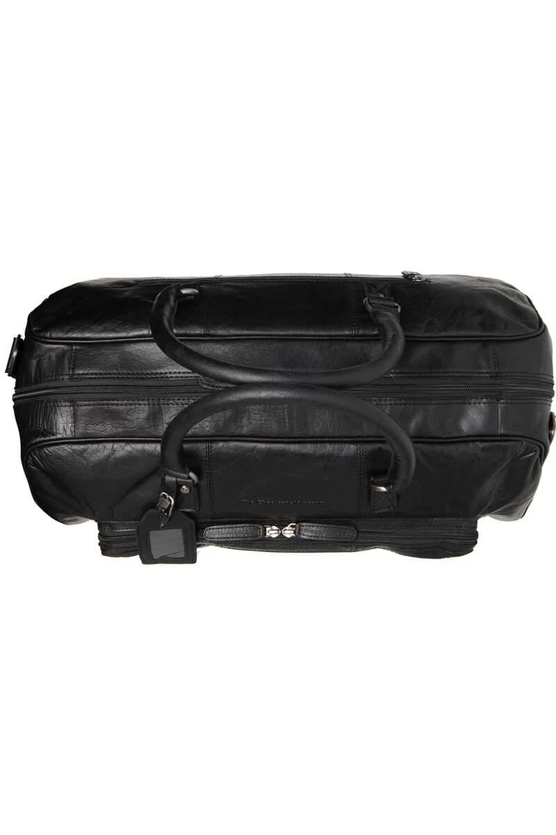 Chesterfield Antique Buff Weekender Tasche Schwarz, Einfarbig 3 Chesterfield Antique Buff Weekender Tasche Schwarz, Einfarbig – Bild 3