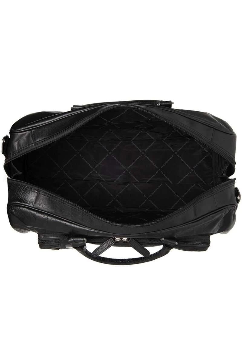 Chesterfield Antique Buff Weekender Tasche Schwarz, Einfarbig 4 Chesterfield Antique Buff Weekender Tasche Schwarz, Einfarbig – Bild 4