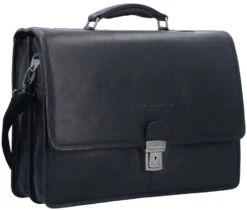 Chesterfield Herren AktentascheShay Schwarz, Einfarbig