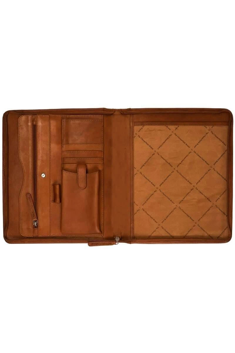 Chesterfield Herren DokumententascheBarnet Cognac, Einfarbig 5 Chesterfield Herren DokumententascheBarnet Cognac, Einfarbig – Bild 5