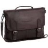 Chesterfield Herren Schultertasche Braun, Einfarbig