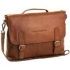 Chesterfield Herren Schultertasche Cognac, Einfarbig