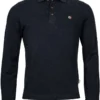 Giordano Comfort Fit Longsleeve Poloshirt Navy, Einfarbig