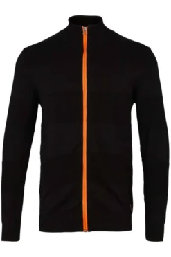 Kronstadt Regular Fit SweatjackeRundhals Schwarz