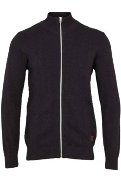 Kronstadt Carlo Zip Regular Fit SweatjackeZip Schwarz