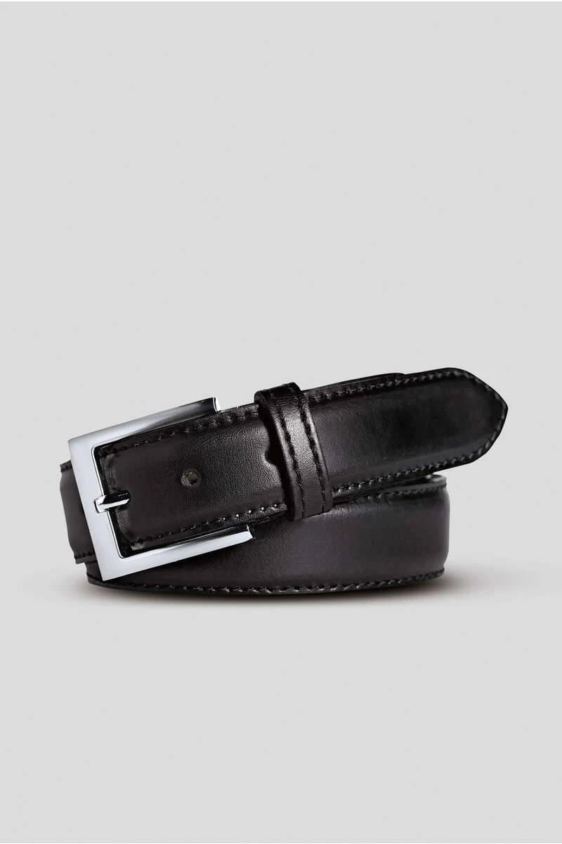 Meyer Herren Gürtel Aus 100% Leder3,5 Cm Schwarz, Einfarbig 1 Meyer Herren Gürtel Aus 100% Leder3,5 Cm Schwarz, Einfarbig