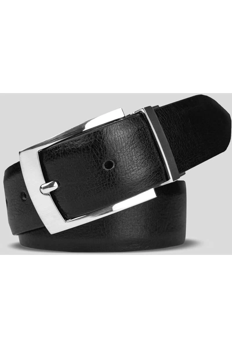 Meyer Kontrast Stitching Herren Wendegürtel Schwarz/braun 2 Meyer Kontrast Stitching Herren Wendegürtel Schwarz/braun – Bild 2