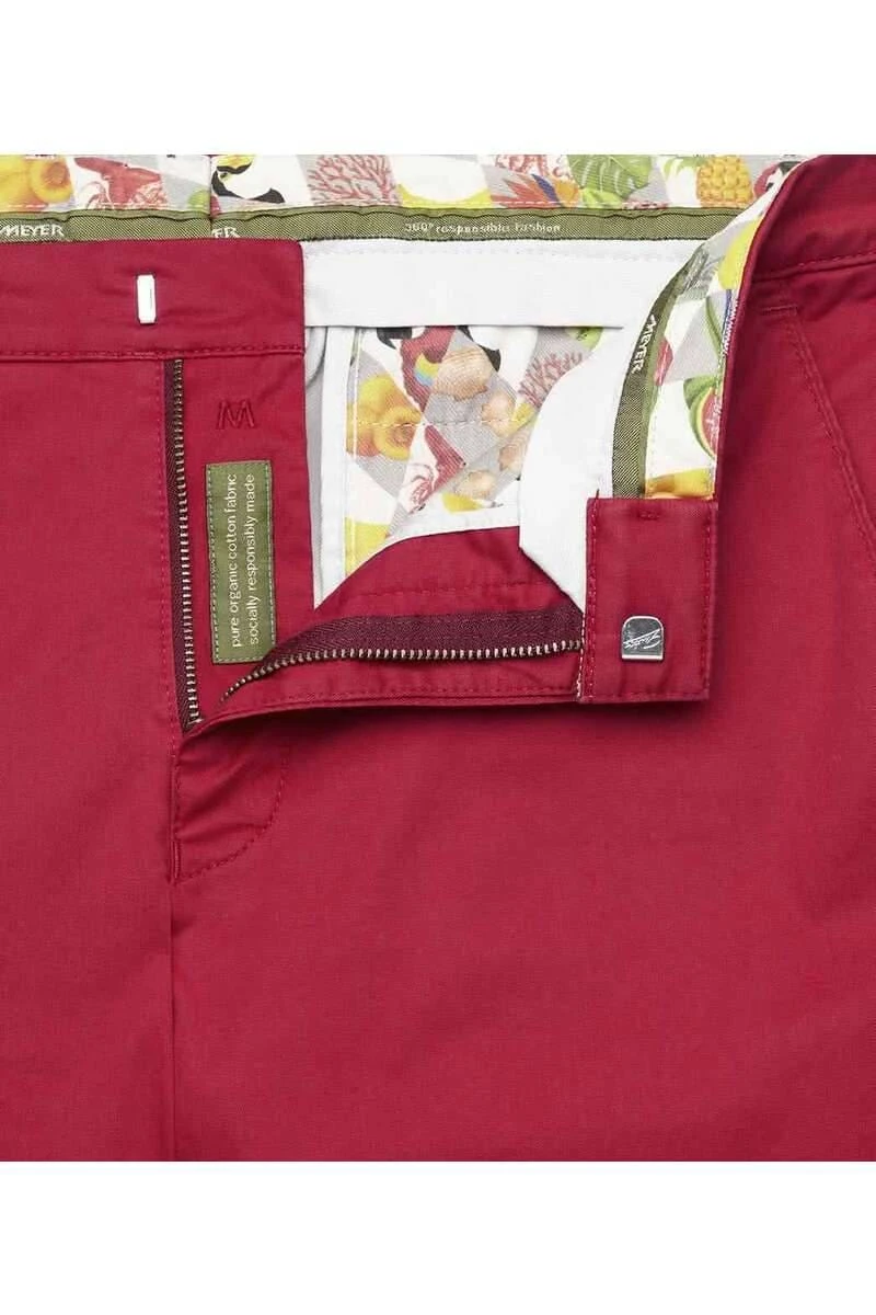 Meyer Modern Fit Bermuda Rot 4 Meyer Modern Fit Bermuda Rot – Bild 4