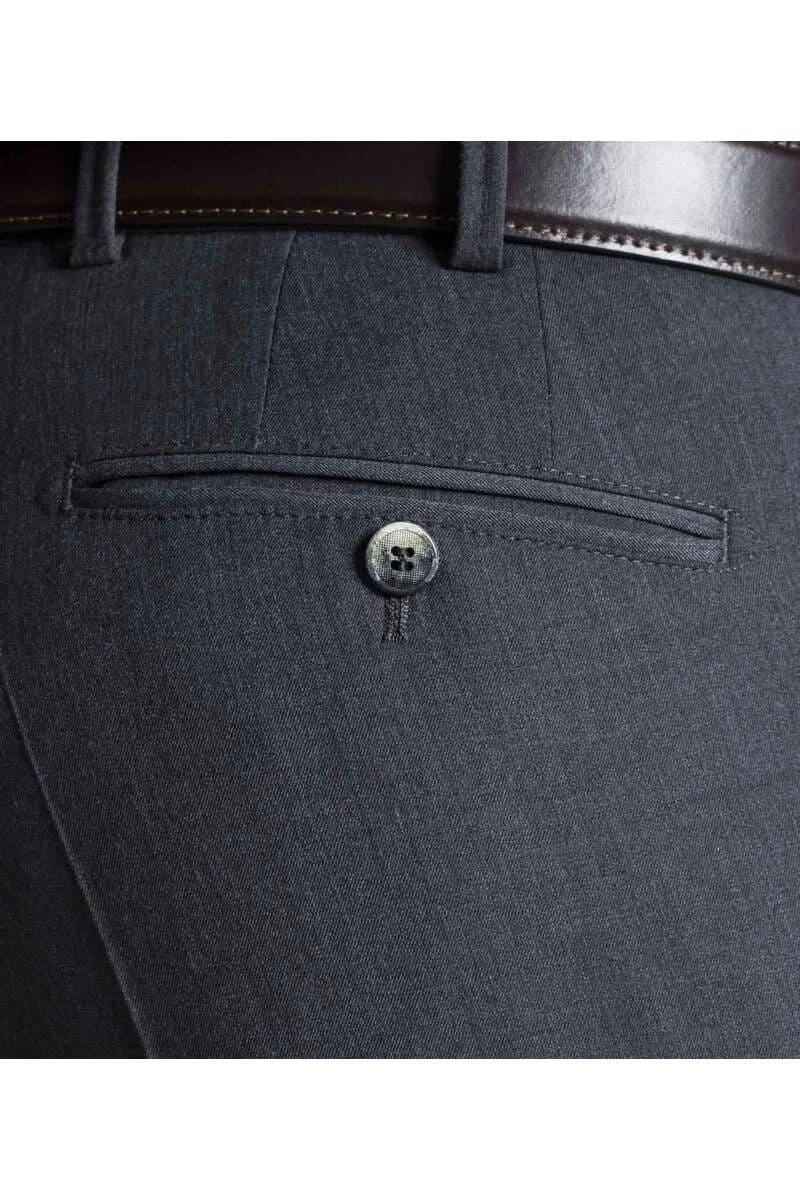 Meyer Modern Fit Herren Stoffhose Grau,Einfarbig 4 Meyer Modern Fit Herren Stoffhose Grau,Einfarbig – Bild 4