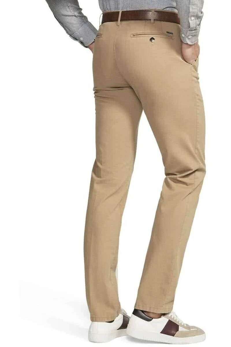 Meyer Modern Fit Herren Chino Camel,Einfarbig 2 Meyer Modern Fit Herren Chino Camel,Einfarbig – Bild 2