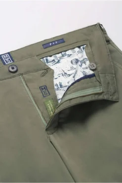 Meyer M5 Slim Fit Herren Chino Dunkelgrün,Einfarbig -Ausgewählte Bekleidungsgeschäfte MY M5FIT1 6008 26 2 800 1200x1200