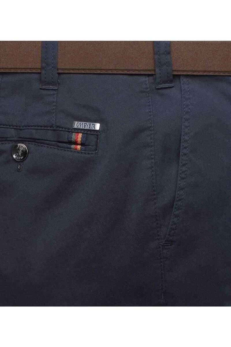 Meyer Modern Fit Herren Chino Marine,Einfarbig 4 Meyer Modern Fit Herren Chino Marine,Einfarbig – Bild 4