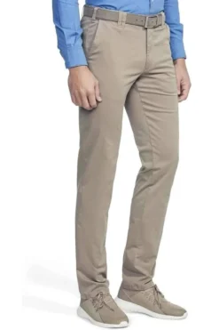 Meyer Modern Fit Herren Chino Camel,Einfarbig