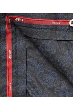 Meyer Regular Fit Herren Stoffhose Schwarz,Einfarbig -Ausgewählte Bekleidungsgeschäfte MY ROMA9 288 09 4 800 1200x1200