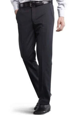 Meyer Regular Fit Herren Stoffhose Marine,Einfarbig