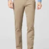Meyer Slim Fit Herren Chino Beige,Einfarbig