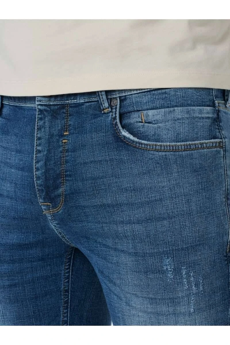 No-Excess No Excess Slim Fit Five-Pocket Herren Jeans Blau 3 No-Excess No Excess Slim Fit Five-Pocket Herren Jeans Blau – Bild 3