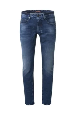 No-Excess No Excess Tapered Fit Five-Pocket Herren Jeans Blau