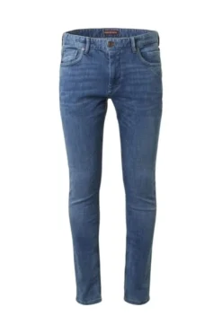 No-Excess No Excess Tapered Fit Five-Pocket Herren Jeans Blau