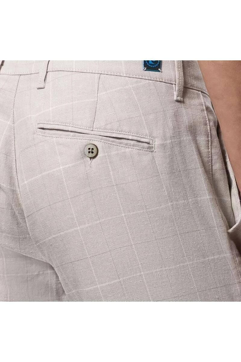 Pierre Cardin Lyon Modern Fit Leinenhose Pelikan 4 Pierre Cardin Lyon Modern Fit Leinenhose Pelikan – Bild 4