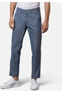 Pierre Cardin Lyon Tapered Fit Herren Chino Steingrau,Meliert