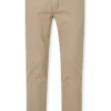 Pierre Cardin Lyon Tapered Fit Herren Chino Braun,Einfarbig